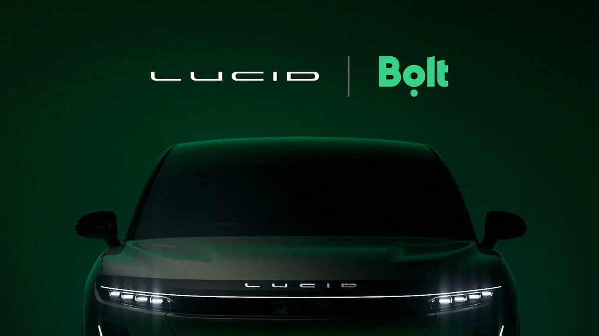 Lucid e Bolt vão colocar 25 mil robotáxis nas estradas da Europa