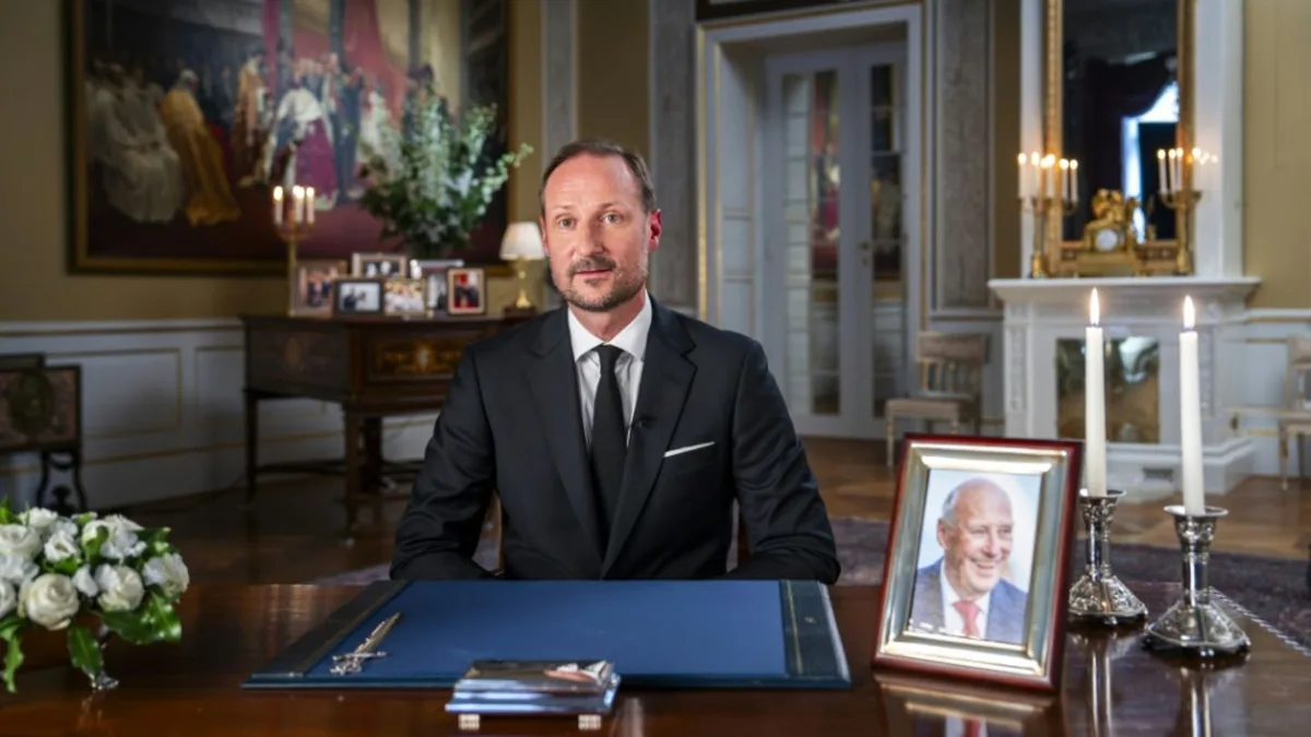 Norwegens neuer König Haakon VIII. würdigt verstorbenen Vater in erster Rede