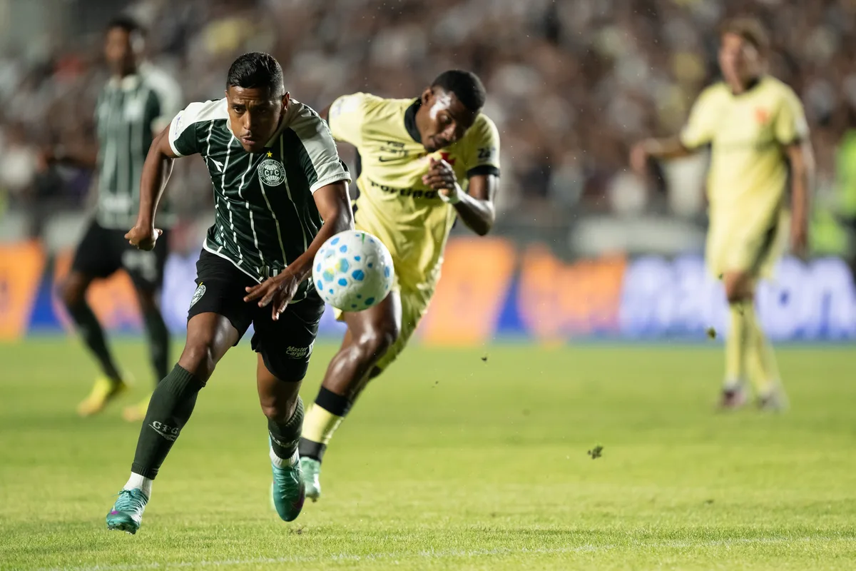 Atuações do Coritiba: time todo vai mal em goleada sofrida para o Vasco; dê suas notas