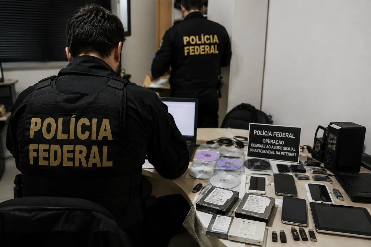 Homem é preso por armazenar material de abuso sexual de crianças e adolescentes