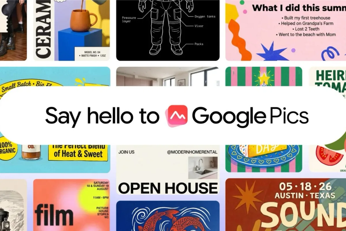 Google lance Google Pics, un nouvel outil IA pour concurrencer Canva