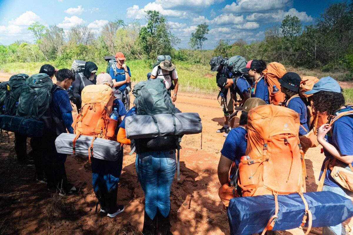Estudantes passam 3 dias em reserva que abriga 363 espécies de animais