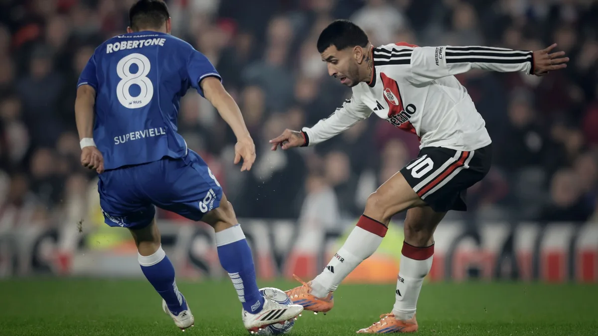 Enganche preciso y definición quirúrgica dentro del área: el golazo de Ángel Correa con el que River se puso en ventaja ante Vélez