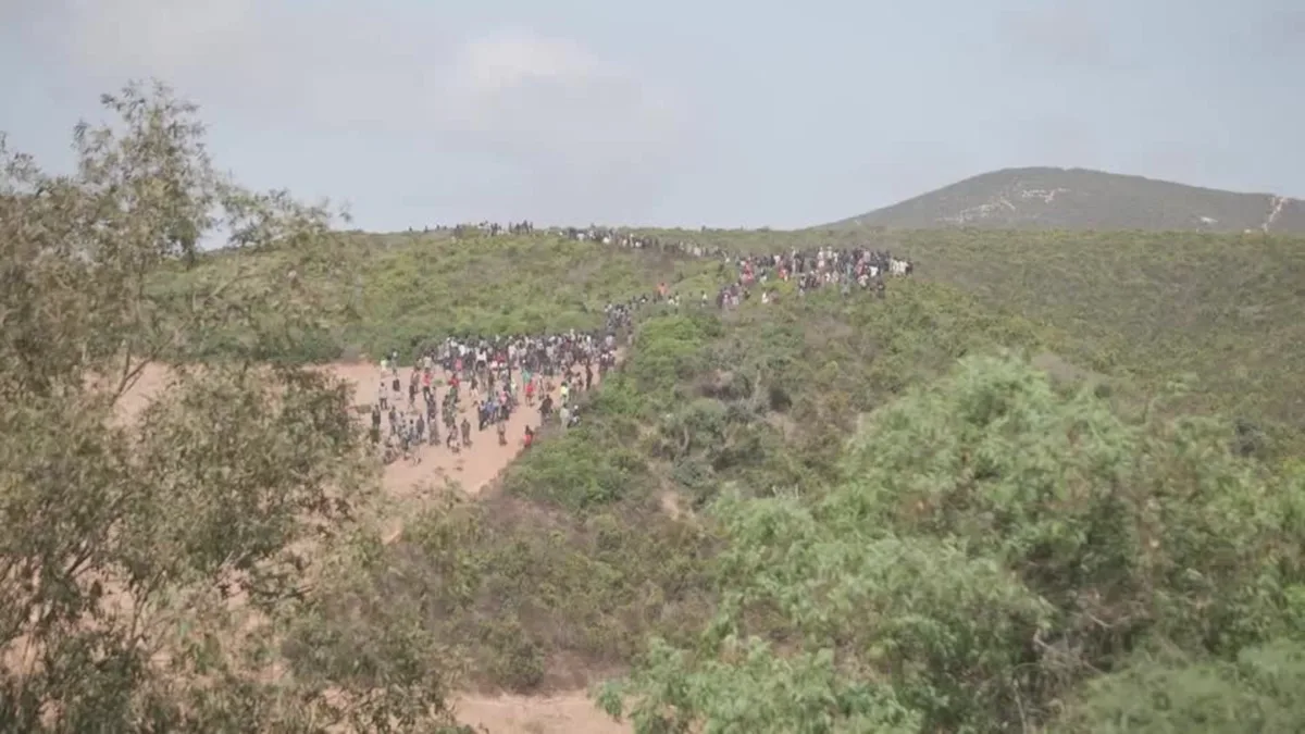 Moroccan security disperses migrants heading for Spain's Ceuta