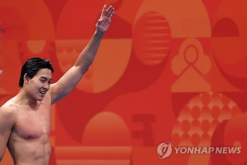 [아시안게임] 김영범, 남자 자유형 50ｍ 대회 신기록·예선 1위로 결승행