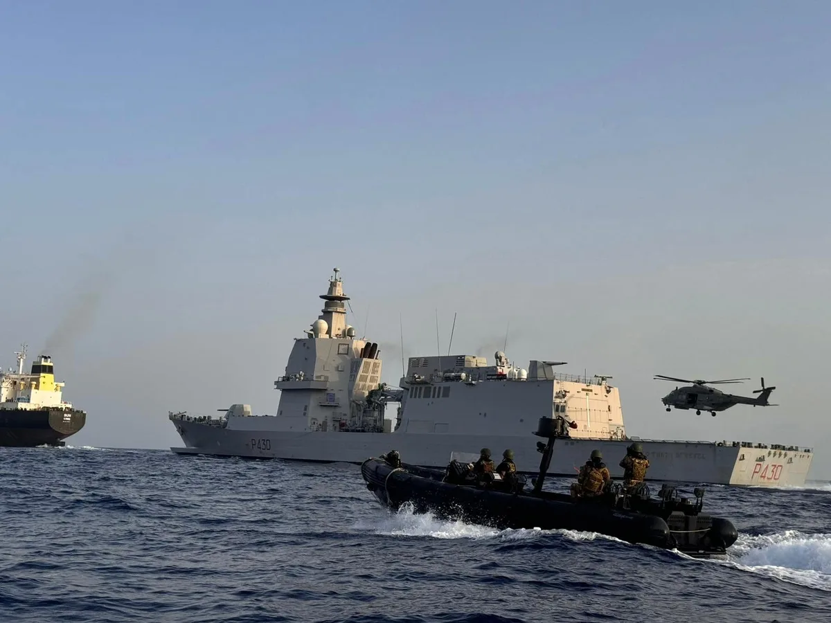 El nuevo golpe contra la flota fantasma rusa: la Unión Europea aborda en el Mediterráneo un petrolero con presunta bandera de Camerún