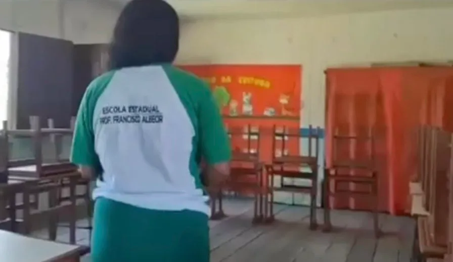 Alunos denunciam estrutura precária de escola estadual em comunidade rural de Cruzeiro do Sul