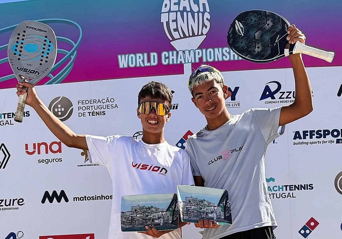 El almeriense Liberto Amate se proclama campeón del mundo U14 en tenis playa