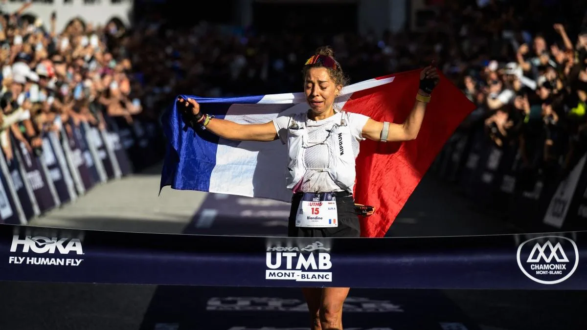 Blandine L’Hirondel remporte l’UTMB chez les femmes, Baptiste Chassagne sur le podium chez les hommes