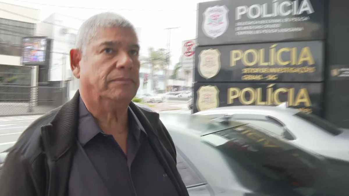 Milton Leite, suspeito de ligação com o PCC, se entrega à polícia