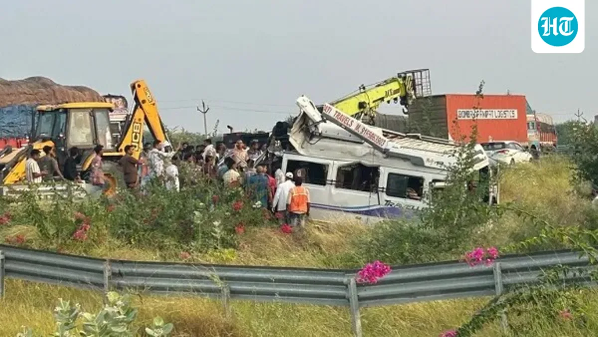 8 killed as vehicle carrying pilgrims to Rajasthan's Khatu Shyam temple plunges into drain