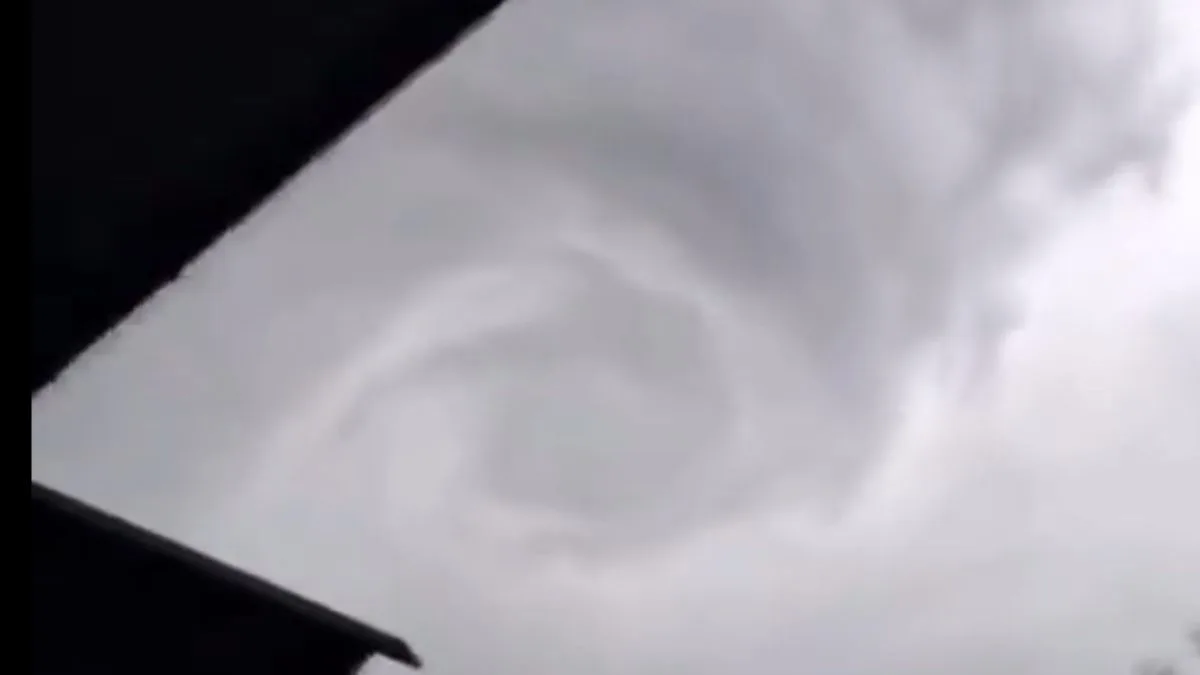 Supercélula gira no céu do RS e quase provoca tornado; meteorologista explica o que impediu fenômeno