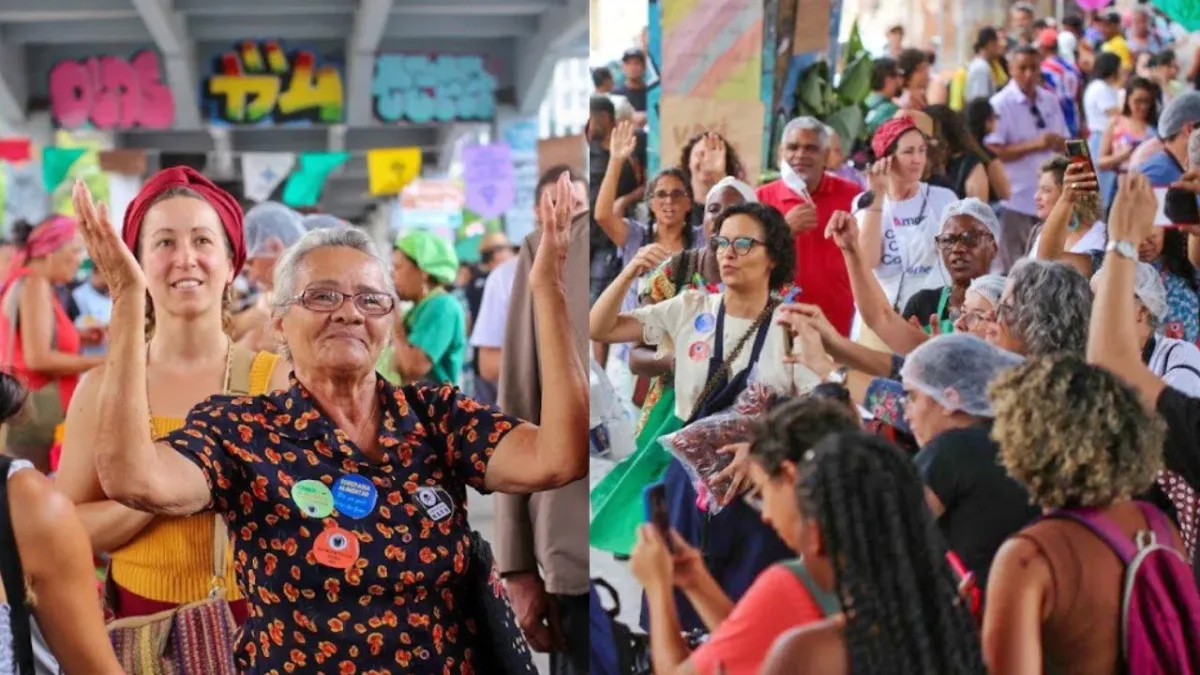 Banquetaço protesta contra possível desmonte da segurança alimentar por Álvaro Damião, em BH