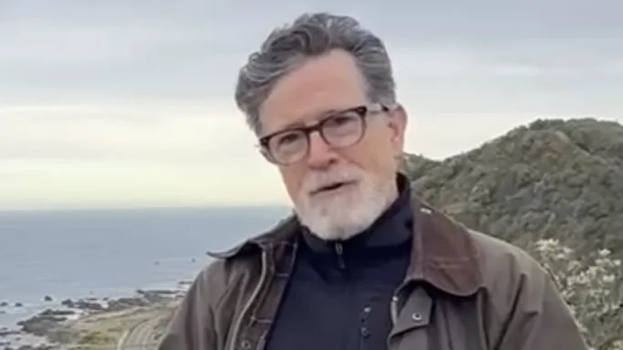 Colbert Makes Rare Appearance to Support Fellow Trump Enemy