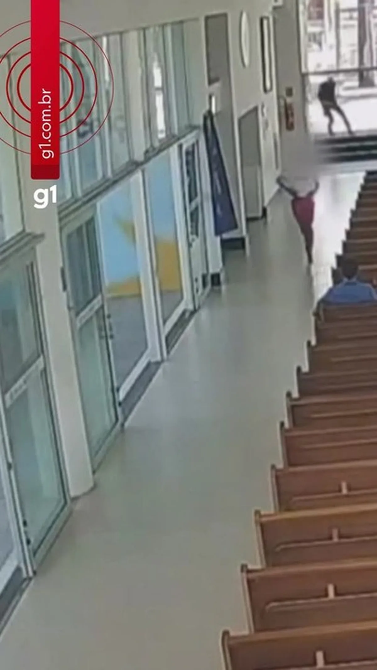 Suspeito em fuga invade Santuário de Nossa Senhora da Conceição e é perseguido por PMs dentro da igreja; VÍDEO