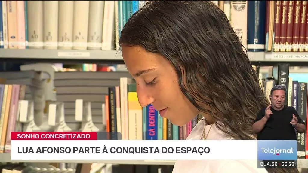 Lua Afonso inicia este ano a licenciatura em Engenharia Aeroespacial