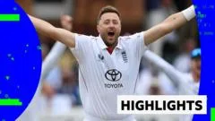 England enjoy dominant day at Lord's to close in on series win
