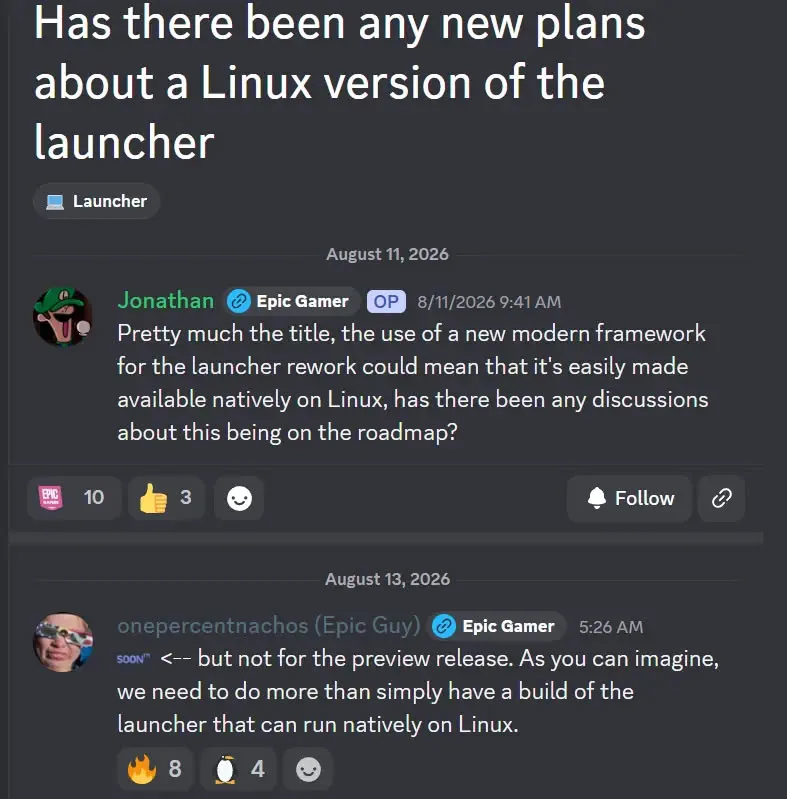 Epic Games Store finalmente terá versão oficial para Linux