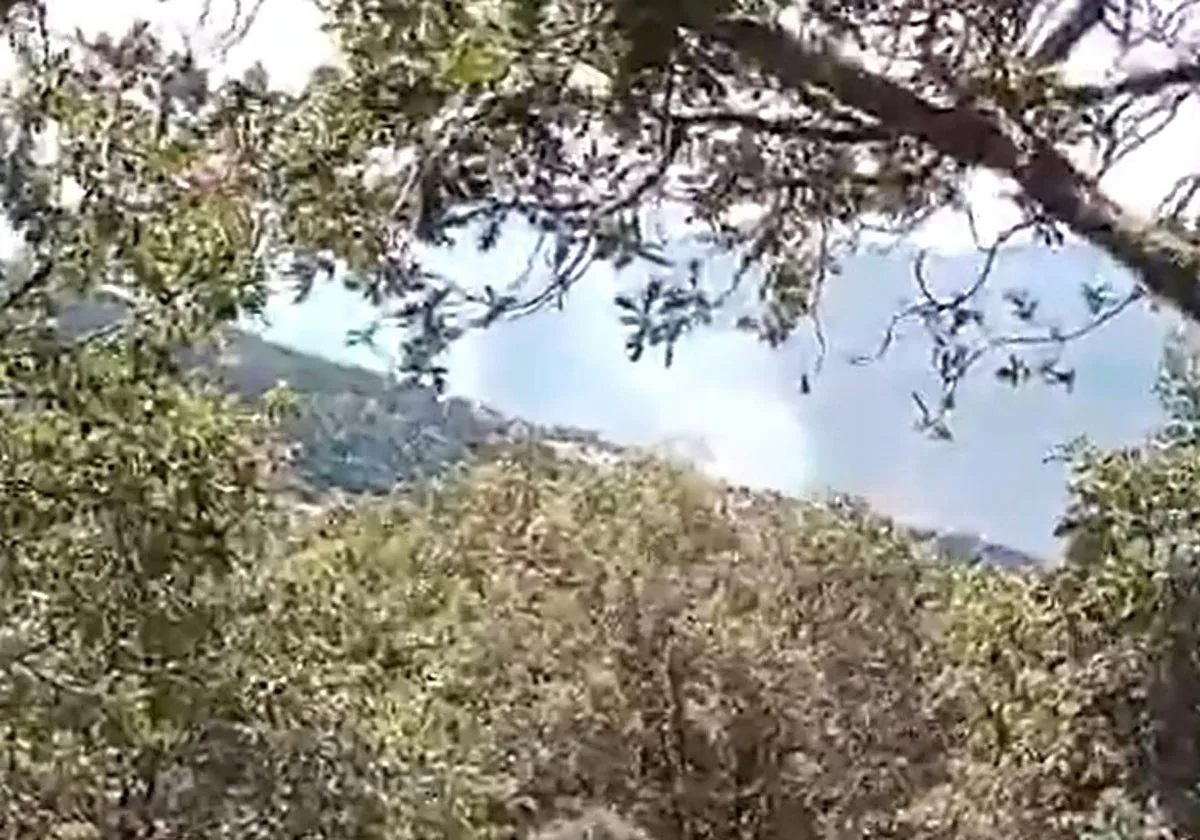 Alerta en la Alpujarra de Granada por un incendio en un paraje de Soportújar