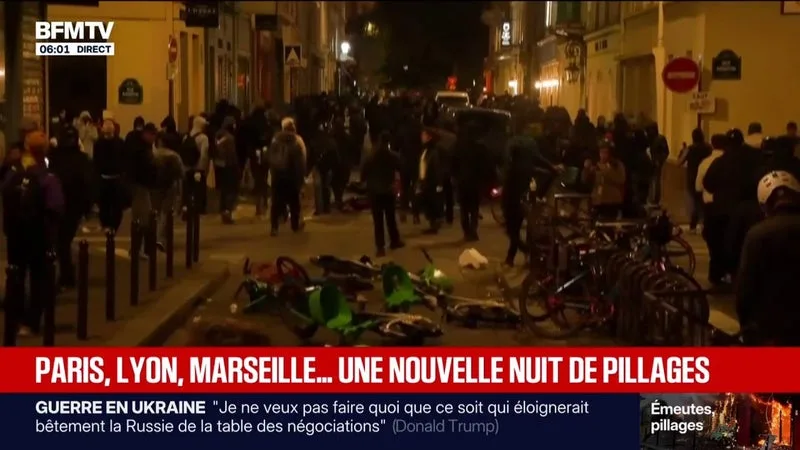Paris, Lyon, Marseille... une nouvelle nuit de violences et de pillages en France