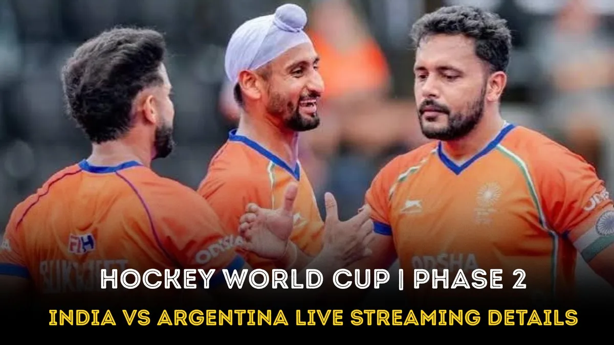 IND vs ARG hockey live streaming: Where to watch today's World Cup match?