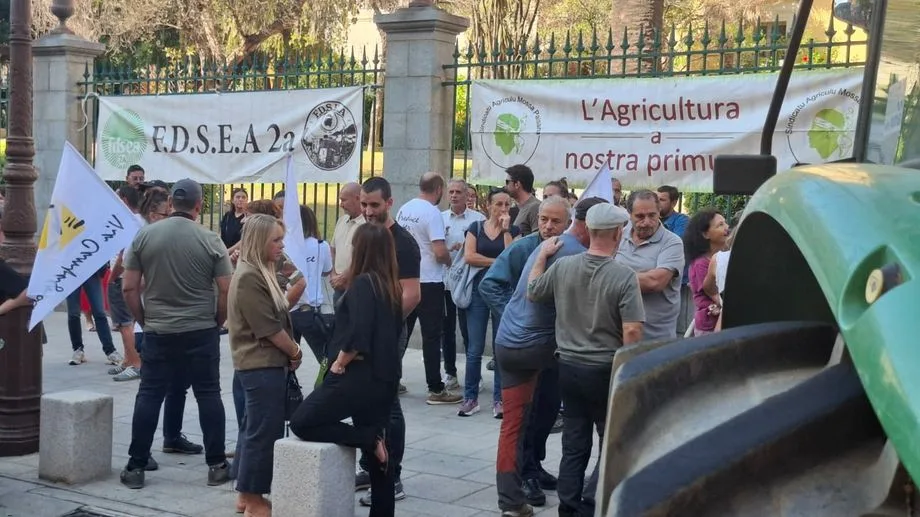 PHOTOS - Des agriculteurs mobilisés dans toute la Corse pour demander des aides, des établissements scolaires bloqués