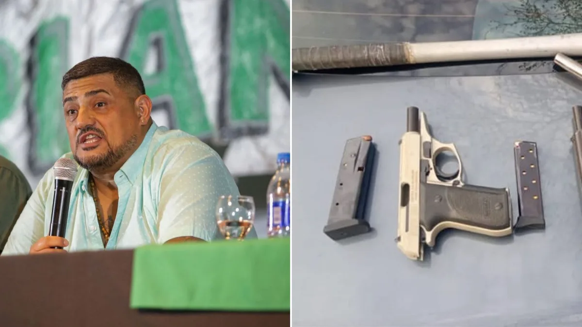 Detuvieron al secretario general de la UOM de Quilmes: tenía dos armas de fuego y cuchillos