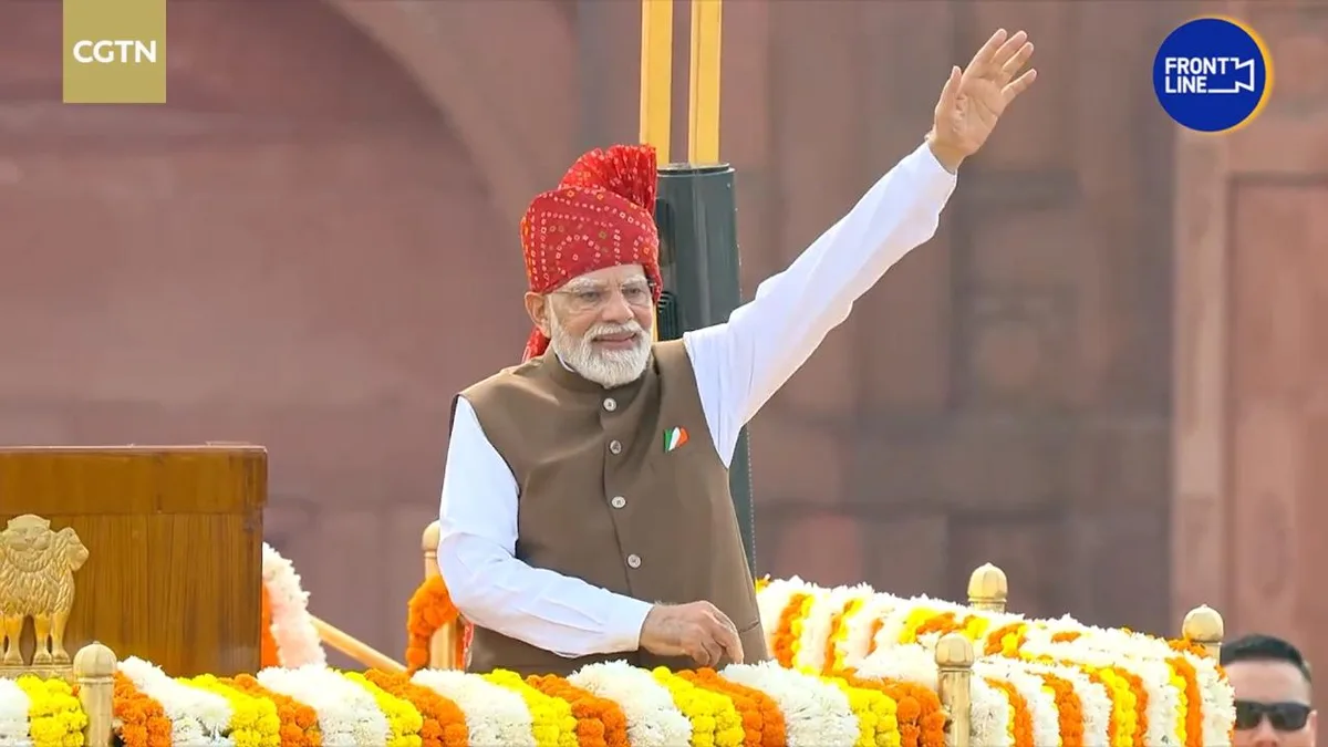 Modi outlines India's 2047 vision in Independence Day address