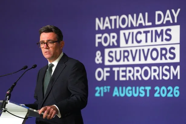 Andy Burnham pays tribute to victims of terror and looks to build national memorial