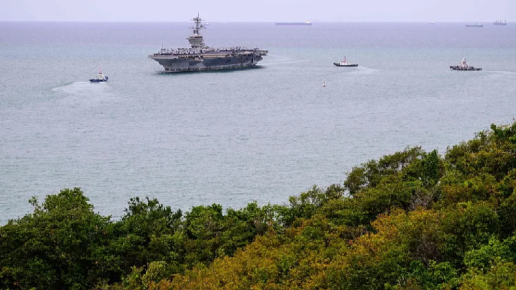 USS Abraham Lincoln docks in Thailand after brutal 286-day deployment