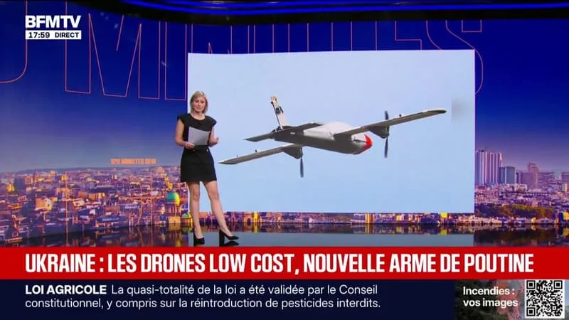 Quelles sont les capacités du drone kamikaze russe identifié par les forces ukrainiennes?
