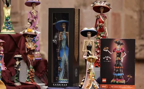 La Catrina llega a Lego; figura se inspira en la famosa imagen de Capula, Michoacán