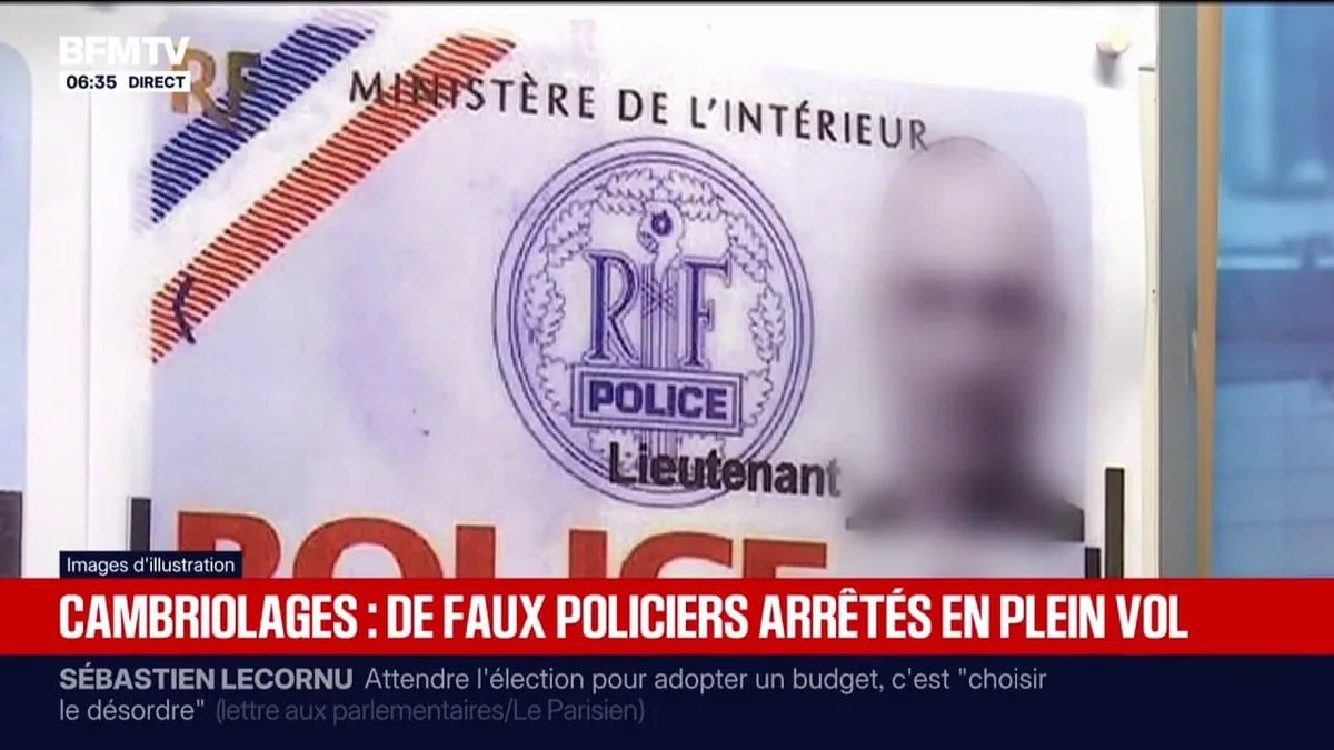 Cambriolages: de faux policiers, soupçonnés d'avoir volé de l'argent et des bijoux, arrêtés en plein vol dans l'Eure