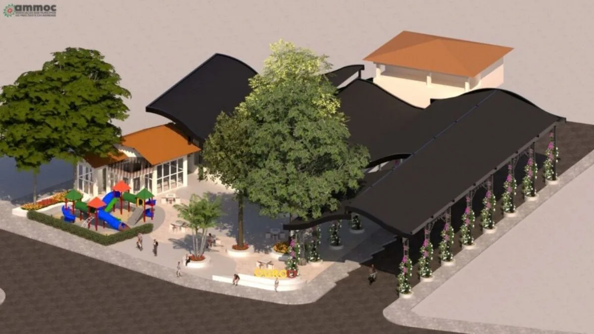 Cidade com 7 mil habitantes terá investimento de R$ 2,1 milhões para revitalizar praça em SC