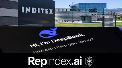 Inditex sufre un fuerte deterioro de su reputación algorítmica en la IA china DeepSeek, según RepIndex.AI