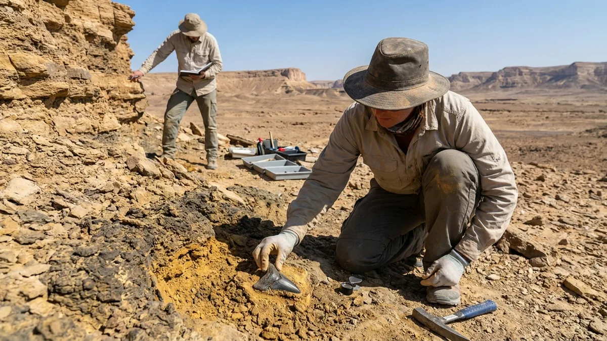 Pesquisadores encontram um tesouro do passado com 70 milhões de anos no meio do deserto egípcio