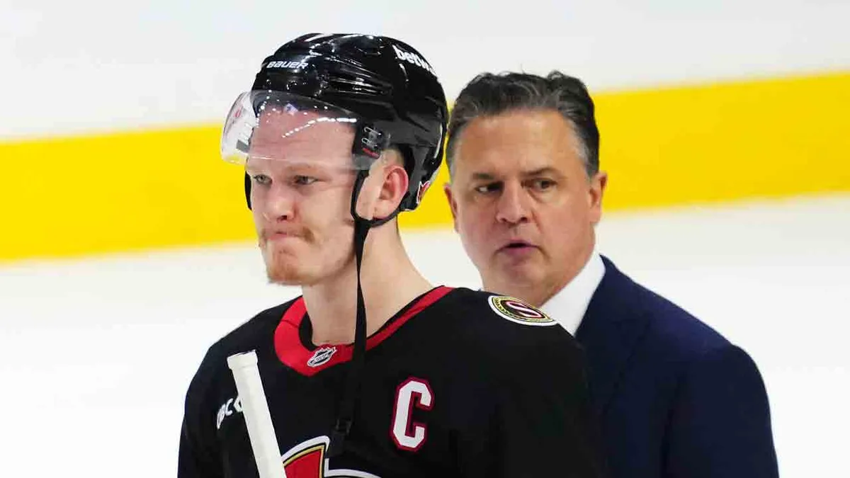Senators’ Travis Green calls Brady Tkachuk’s trade request ‘disappointing’