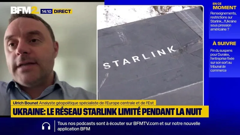 Guerre en Ukraine: l'armée face à un réseau Starlink limité volontairement par les Américains ?