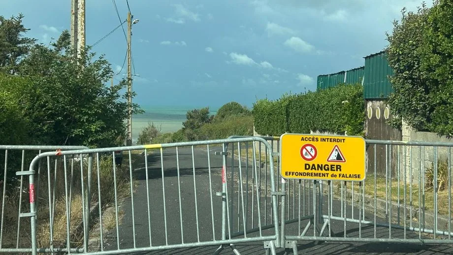 Le sort d'une maison en suspens à Criel-sur-Mer après un nouvel éboulement de falaise