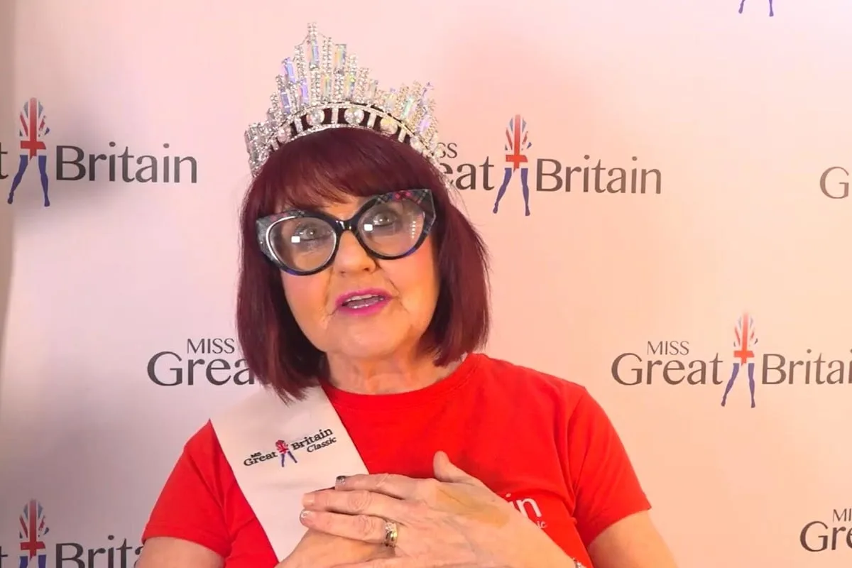 ‘Glamour Gran’, 71, falls just short at Miss Great Britain beauty pageant