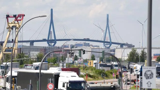 Bauarbeiten: Köhlbrandbrücke am Wochenende erneut gesperrt