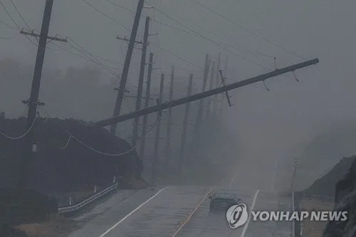 하와이 본섬 155년만에 허리케인 직격…대규모 정전사태