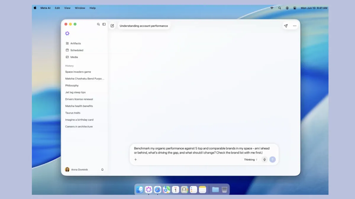 Meta AI now has a dedicated desktop app for Mac