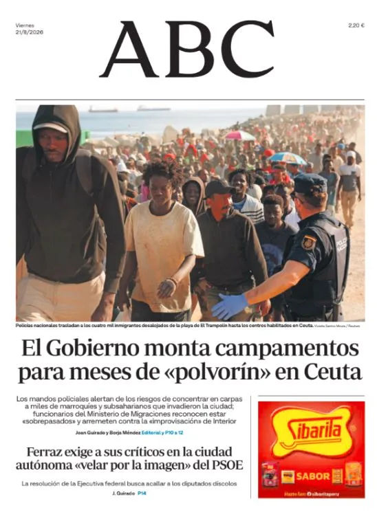 Portadas de la prensa internacional de este viernes 21 de agosto de 2026