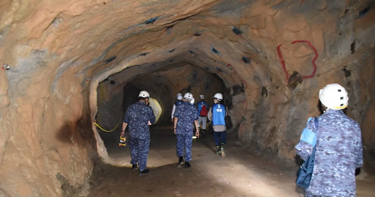 海自が土地取得、横須賀の防空壕公開 総距離1700メートル