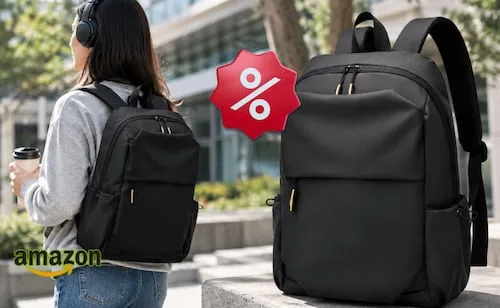 Remate en Amazon México; Mochila ejecutiva e impermeable para laptop cae a $274 pesos