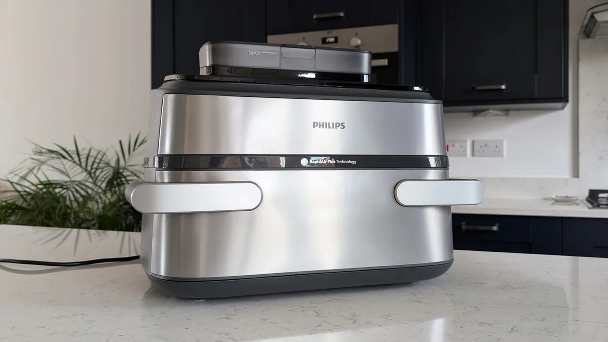 The Philips 5000 Series Megabasket with Steam is a fabulously versatile air fryer that surprised me with consistently great results