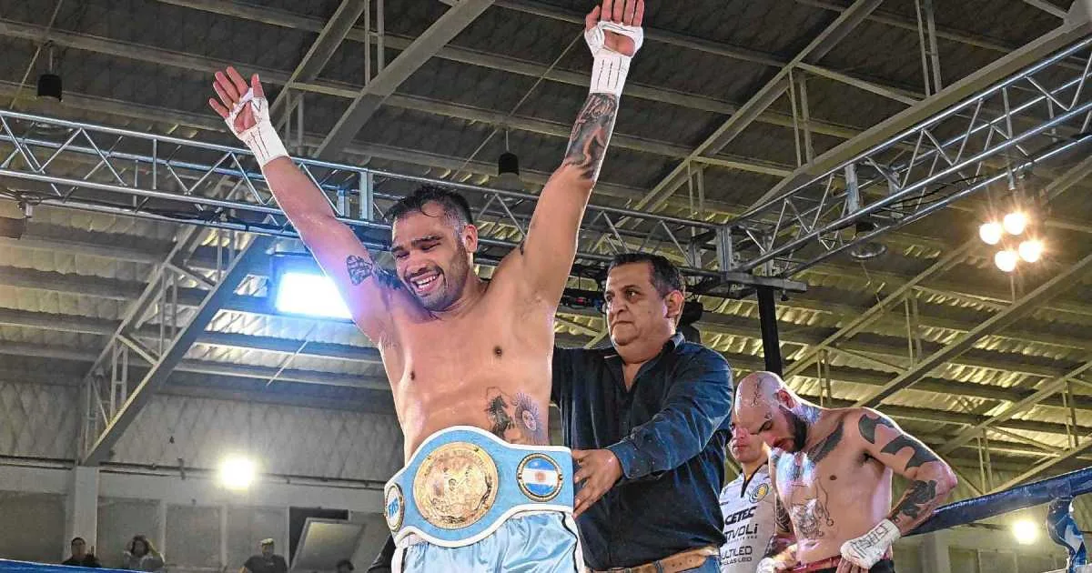 El Potro Luis dio un alto impacto y se consagró campeón argentino crucero en Roca