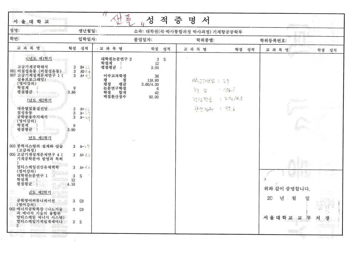 서울대 성적증명서만 ‘가로 모양’인데…“로스쿨 블라인드 평가 맞냐”