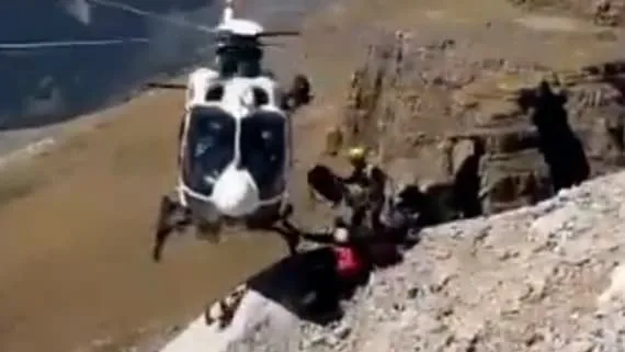 Bergretter müssen anrücken - Rentner auf Bergschlucht gefangen